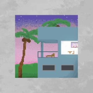 *Exclusive Lo-Fi Pixel Miami Sunset
