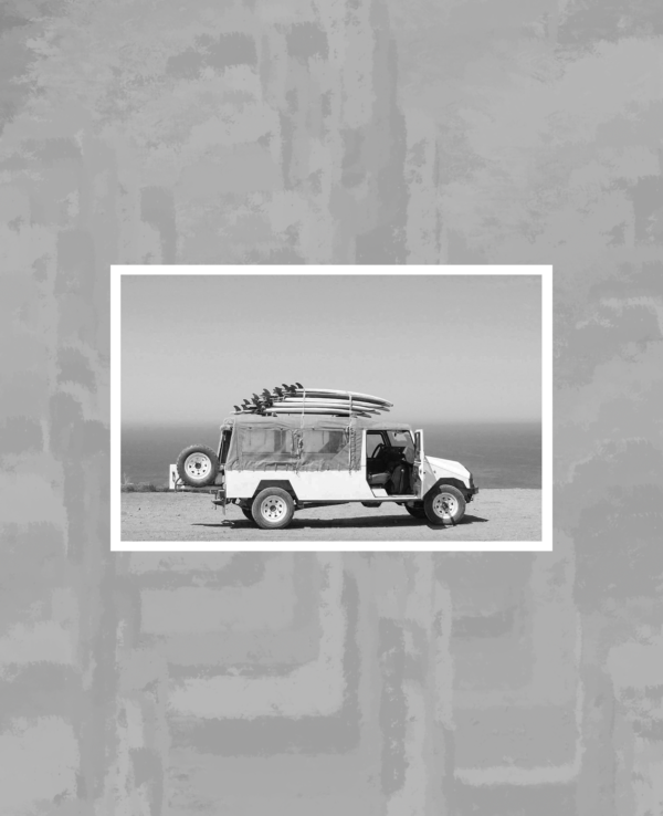 Vintage Surf Truck Poster