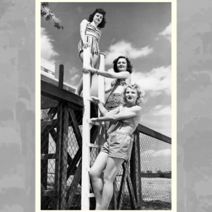 Dockside girls Black and White