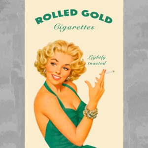Rolled Gold Cigarette Ad